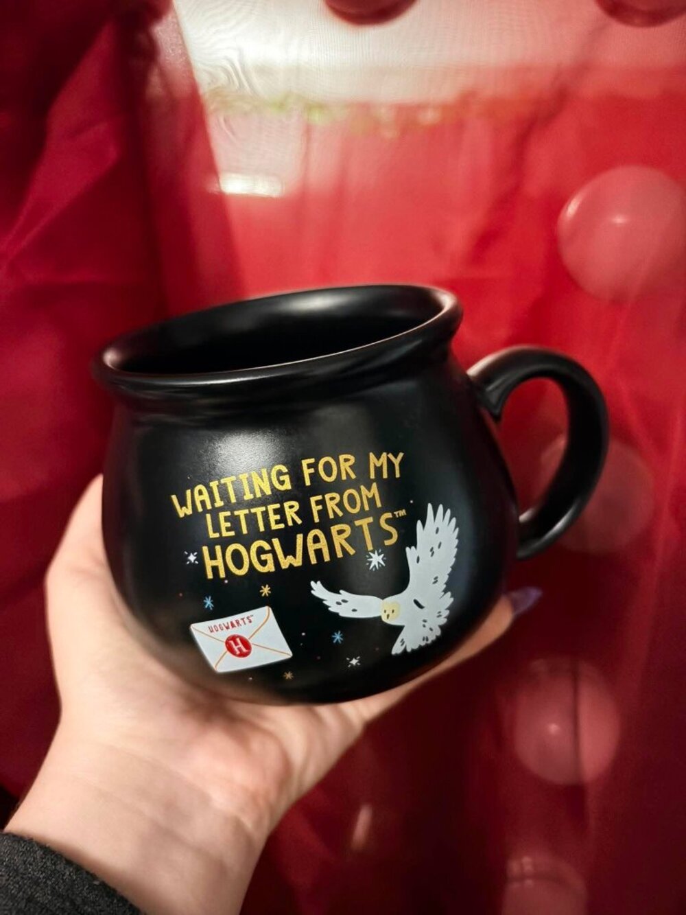 ⚡ Harry Potter "Waiting for My Letter From Hogwarts" Stoneware Mug I Hedwig Owl